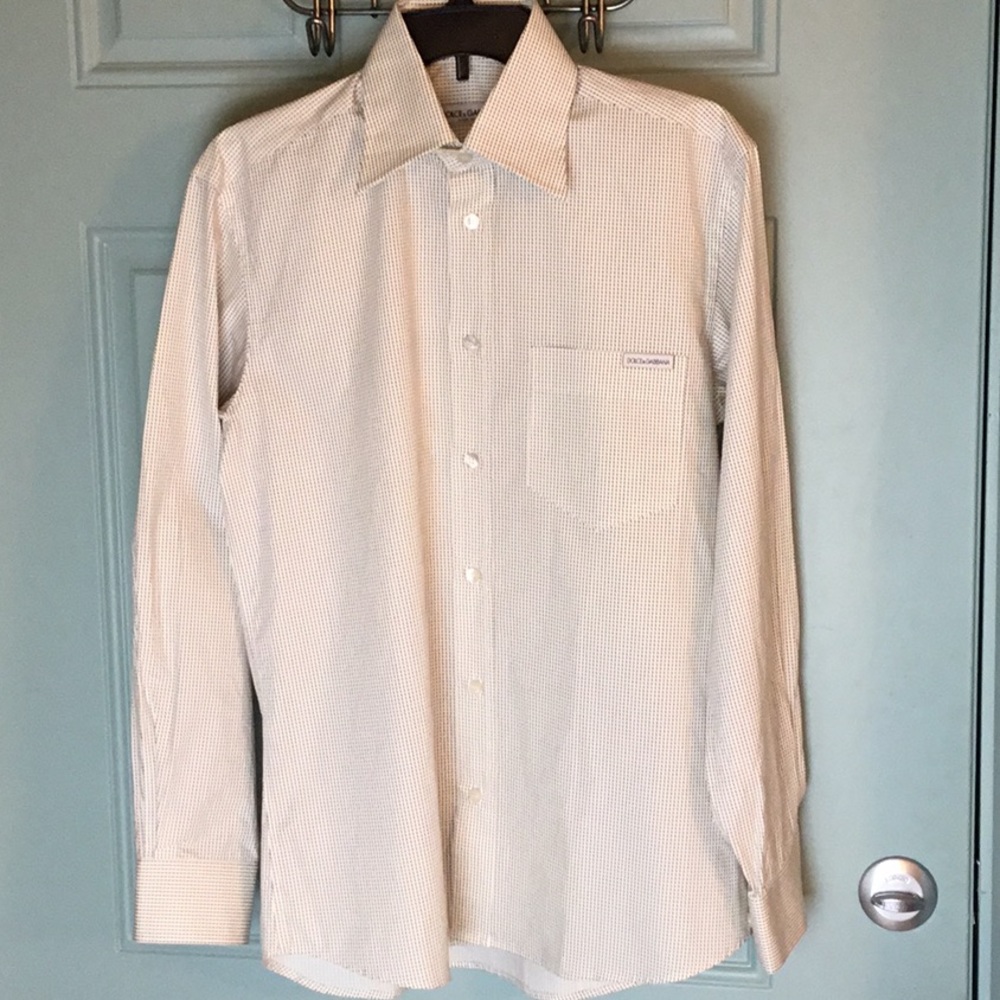 Dolce & Gabbana Men’s Classic Dress Shirt Small